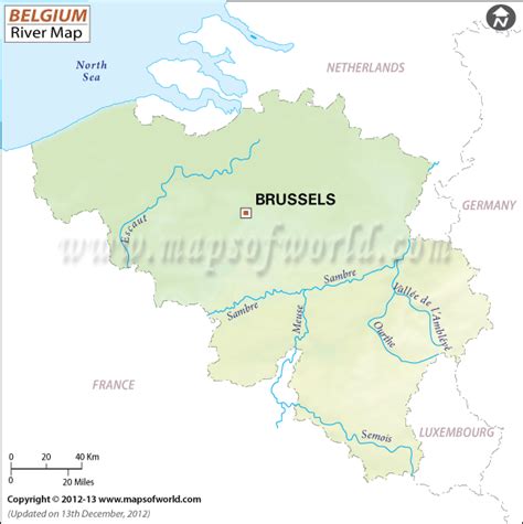 List of rivers of Belgium